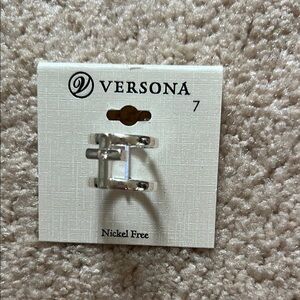 Versona Shiny Silver Cross Band